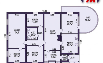 Купить коттедж, Боровляны, Молодежная ул., 12 соток. Фото 48