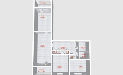 Купить 3-комнатную квартиру, Минск, Звязда газеты просп., 35 (Московский район). Фото 12