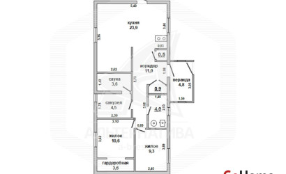 Купить дом, Лука, Остромичский с/с, 25 соток. Фото 1