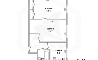 Купить 2-комнатную квартиру, Брест, Центр, ул. Наганова. Фото 6