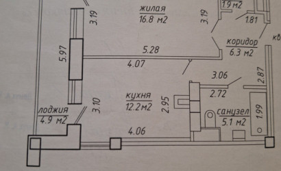 Снять 1-комнатную квартиру, Минск, ул. Юрия Семеняко, д. 4 (Фрунзенский район). Фото 12