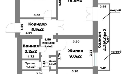 Купить 4-комнатную квартиру, Минск, Мержинского ул., 10 (Первомайский район). Фото 24