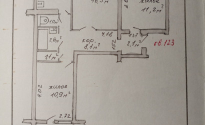 Купить 3-комнатную квартиру, Молодечно, Будавников,15. Фото 1