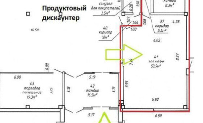 Аренда торгового помещения, Минск, Ложинская ул., 23,  76.5 кв.м.. Фото 6