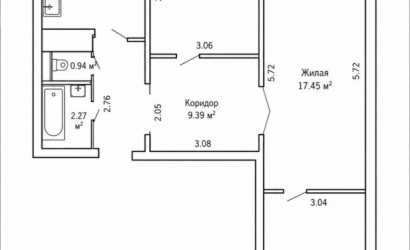 Купить 3-комнатную квартиру, Минск, Асаналиева ул., 26 (Октябрьский район). Фото 29