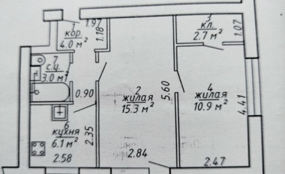 Купить 2-комнатную квартиру, Витебск, Путна, 9. Фото 14