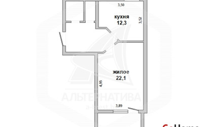 Купить 1-комнатную квартиру, Брест, Восток, ул. Васнецова. Фото 1