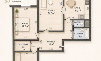 Купить 3-комнатную квартиру, Минск, Балтийская, 4 (Ленинский район). Фото 2