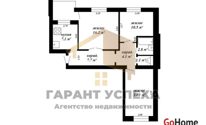 Купить 3-комнатную квартиру, Брест, ул. Шоссейная. Фото 19