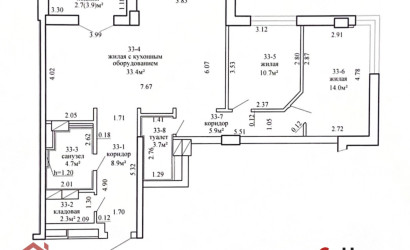 Снять 3-комнатную квартиру, Минск, Грибоедова, 1 (Центральный район). Фото 30
