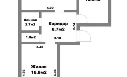 Купить 2-комнатную квартиру, Минск, Скрипникова ул., 9 (Фрунзенский район). Фото 13