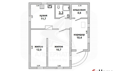 Купить дом, Чернавчицы, Чернавчицкий с/с, 25 соток. Фото 1