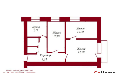 Купить 3-комнатную квартиру, Пинск, Иркутско-Пинской Дивизии, 73. Фото 1
