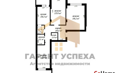 Купить 3-комнатную квартиру, Брест, ул. Московская, д. . Фото 16