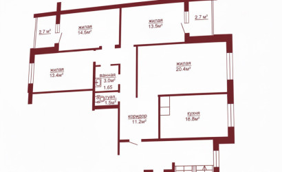 Купить 4-комнатную квартиру, Гродно, Поповича, 7. Фото 15