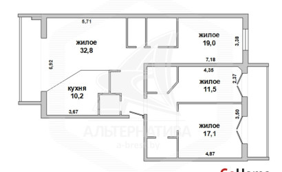 Купить 4-комнатную квартиру, Брест, Киевка, ул. Сикорского. Фото 28