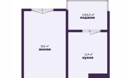 Купить 1-комнатную квартиру, Копище, Подгорная ул., 21/Б. Фото 17