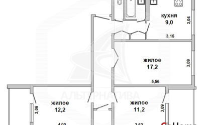 Купить 3-комнатную квартиру, Брест, Дубровка, ул. Дубровская. Фото 1