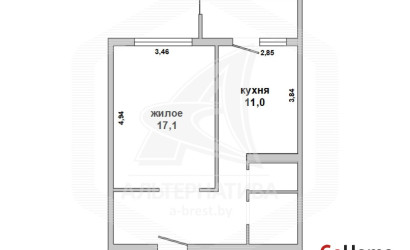 Купить 1-комнатную квартиру, Брест, Граевка, ул. Олега Кошевого. Фото 20