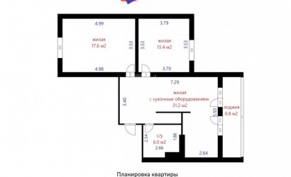 Купить 3-комнатную квартиру, Минск, Первомайская ул., 20/3 (Партизанский район). Фото 26