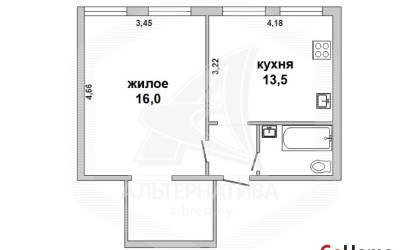 Купить 1-комнатную квартиру, Брест, Гобк, ул. Героев обороны Брестской крепости. Фото 6
