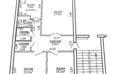 Купить 3-комнатную квартиру, Зельва, Железнодорожная, 28. Фото 4