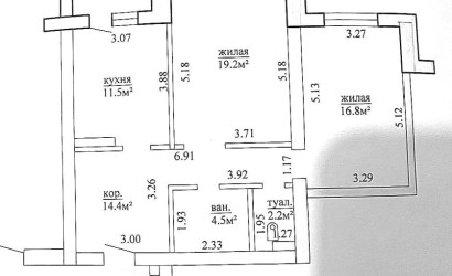 Купить 2-комнатную квартиру, Гродно, Томина, 12Б. Фото 13