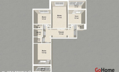 Купить 3-комнатную квартиру, Минск, Космонавтов ул., 38 (Московский район). Фото 24