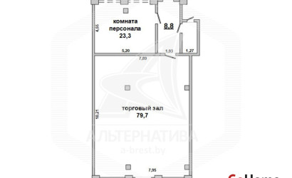 Продажа торгового помещения, Брест, Лт. рябцева,  115 кв.м.. Фото 1