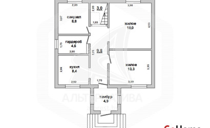 Купить дом, Тюхиничи, Мотыкальский с/с, 17.49 соток. Фото 1