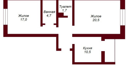 Купить 2-комнатную квартиру, Брест, ул. Адамковская, д. . Фото 10