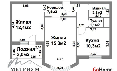 Купить 2-комнатную квартиру, Боровляны, 40 Лет Победы ул., 35/А. Фото 30