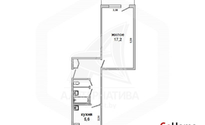 Купить 1-комнатную квартиру, Брест, Заводская, ул. Янки Купалы. Фото 12