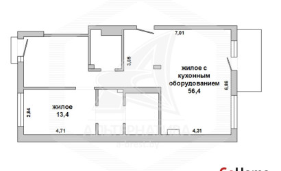 Купить 3-комнатную квартиру, Брест, Центр, ул. Фомина. Фото 2