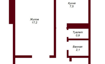 Купить 1-комнатную квартиру, Брест, ул. Смирнова, д. . Фото 10
