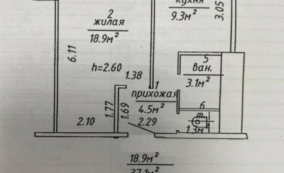 Купить 1-комнатную квартиру, Витебск, Московский просп., 117/1. Фото 11