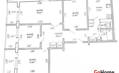 Купить 4-комнатную квартиру, Минск, Газеты Звязда пр-т 35 (Московский район). Фото 34