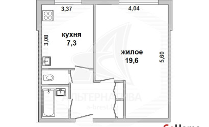 Купить 1-комнатную квартиру, Брест, Брест-восточный, ул. Скрипникова. Фото 11