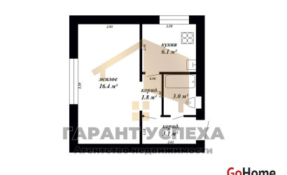 Купить 1-комнатную квартиру, Брест, ул. Кирова, д. . Фото 7