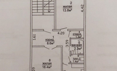 Купить 2-комнатную квартиру, Гродно, ул. Поповича, д. 33А. Фото 19