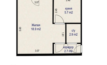 Купить 1-комнатную квартиру, Минск, Бирюзова ул., 9(Фрунзенский район). Фото 24