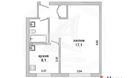 Купить 1-комнатную квартиру, Брест, Центр, пр-т Машерова. Фото 1