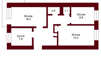 Купить 3-комнатную квартиру, Брест, наб. Франциска Скорины. Фото 4