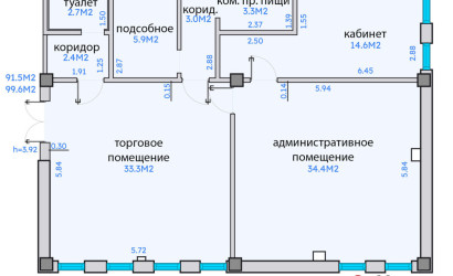 Продажа офиса, Минск, Монтажников, 9,  99.6 кв.м.. Фото 2