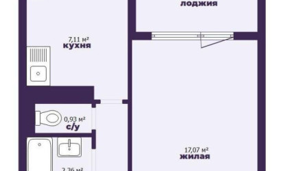 Купить 1-комнатную квартиру, Минск, Правда газеты просп., 14 (Московский район). Фото 15