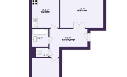 Купить 2-комнатную квартиру, Солигорск, Октябрьская ул., 12. Фото 15