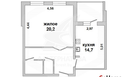Купить 1-комнатную квартиру, Брест, Центр, ул. Краснознаменная. Фото 13
