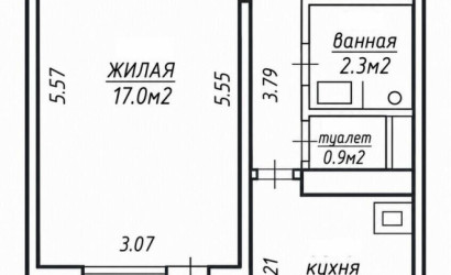 Купить 1-комнатную квартиру, Минск, Герасименко ул., 5 (Заводской район). Фото 11
