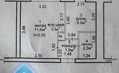 Купить 1-комнатную квартиру, Речица, Достоевского ул., д.37. Фото 8