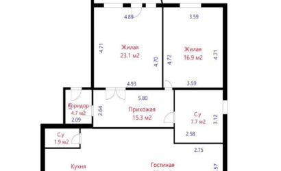 Купить 3-комнатную квартиру, Минск, Утульная ул., 1 (Фрунзенский район). Фото 41